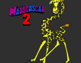 Coloring page Madagascar 2 Melman painted bylucas