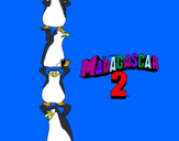 Coloring page Madagascar 2 Penguins painted bylucas