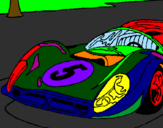 Coloring page Car number 5 painted byGIUSEPPE