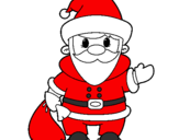 Coloring page Father Christmas 4 painted byyuvraj