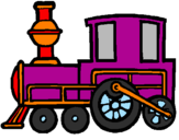 Coloring page Train painted bydevin