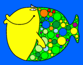 Coloring page Fish 4 painted byEleanor