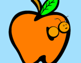 Coloring page Apple III painted byvalentin