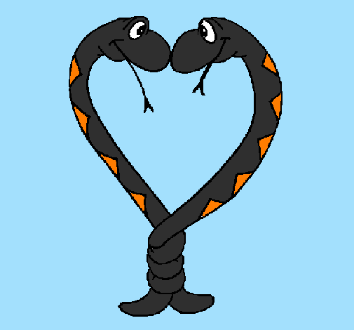 Snakes in love