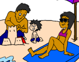 Coloring page Family vacation painted byjazmin jasso