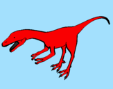 Coloring page Velociraptor II painted byisaiah