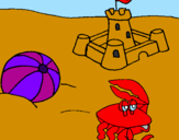 Coloring page Beach 2 painted byleticr2