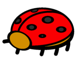 Coloring page Ladybird painted byfionah dame 