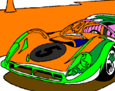 Coloring page Car number 5 painted bylucas