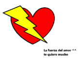 Coloring page Fuerza del amor painted byreniel