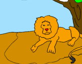 Coloring page The Lion King painted bypedro