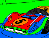 Coloring page Car number 5 painted bymhrdv