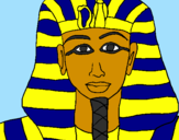 Coloring page Tutankamon painted bymorgan miller