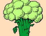 Coloring page Broccoli painted byEMELI
