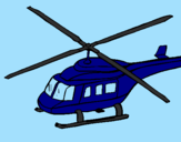Coloring page Helicopter  painted byerik peton