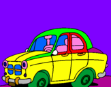 Coloring page City car painted byjesus