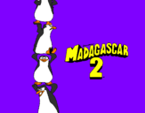 Coloring page Madagascar 2 Penguins painted byelio