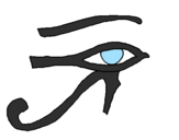 Coloring page Eye of Horus painted byharwell