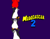 Coloring page Madagascar 2 Penguins painted bysavannah