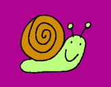 Coloring page Snail 4 painted byandrea