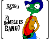 Coloring page Rango painted byAmber