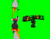 Coloring page Madagascar 2 Penguins painted byjoshua