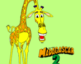 Coloring page Madagascar 2 Melman painted byjesús colmenares