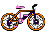 Coloring page Bike painted byalicia