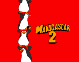 Coloring page Madagascar 2 Penguins painted bynbvvvc