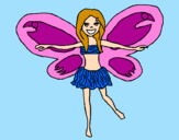 Coloring page Fairy 3 painted byallison