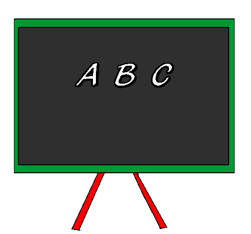 blackboard coloring pages