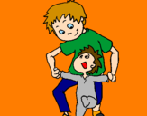 Coloring page Learn to walk painted bygnko`%uFFFDx%uFFFD