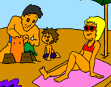 Coloring page Family vacation painted byjchirjdcmvj
