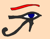 Coloring page Eye of Horus painted byShannen