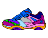 Coloring page Sneaker painted byraquel