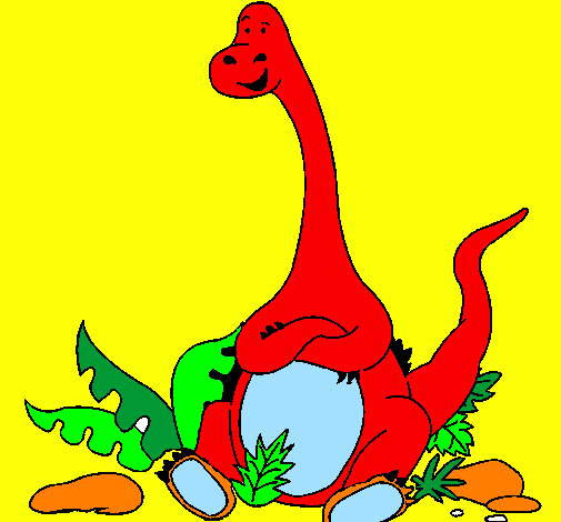 Seated Diplodocus 