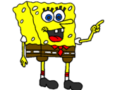 Coloring page SpongeBob painted byHanan Wazzy
