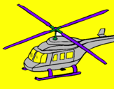 Coloring page Helicopter  painted byjordy