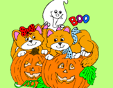 Coloring page Halloween painted bylaerke.h