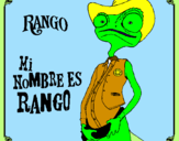 Coloring page Rango painted bymike
