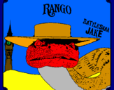 Coloring page Rattlesmar Jake painted bymike