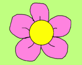 Coloring page Flower 3 painted byMARILIZA
