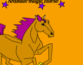 Coloring page Arabian Horse painted byhabiba