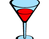 Coloring page Cocktail painted byMARILIZA