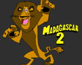 Coloring page Madagascar 2 Alex painted byjordy