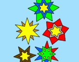 Coloring page Snowflakes painted byyoshi