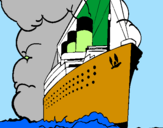 Coloring page Steamboat painted bynazareno
