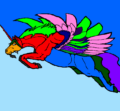 Winged unicorn