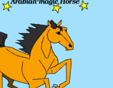 Coloring page Arabian Horse painted byaaricia