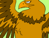 Coloring page Roman Imperial Eagle painted byJUAN DAVID